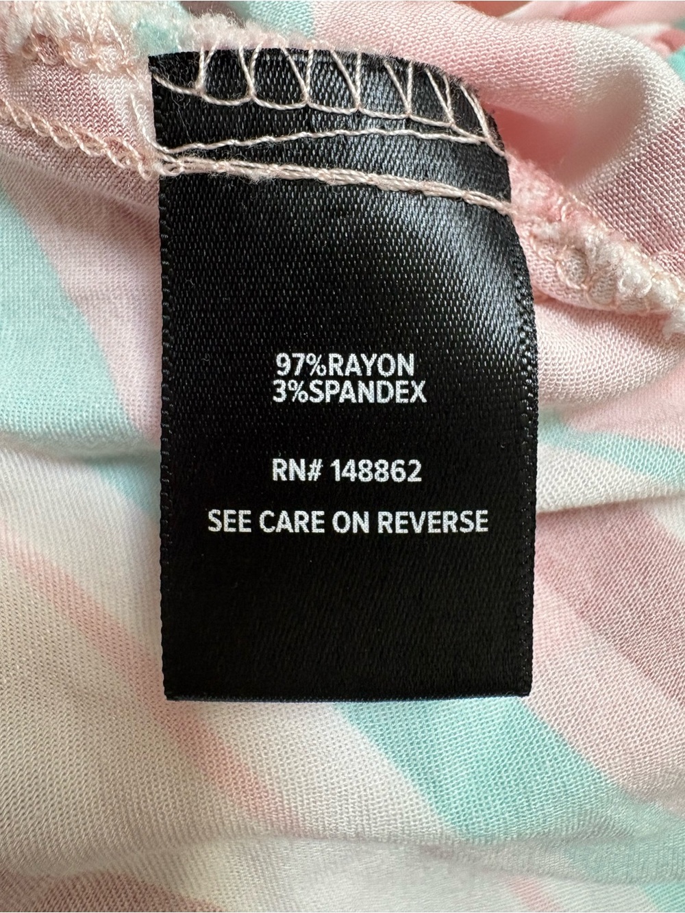 torrid Pink Multi-Striped V-Neck Drawstring Tunic - Picture 7 of 8